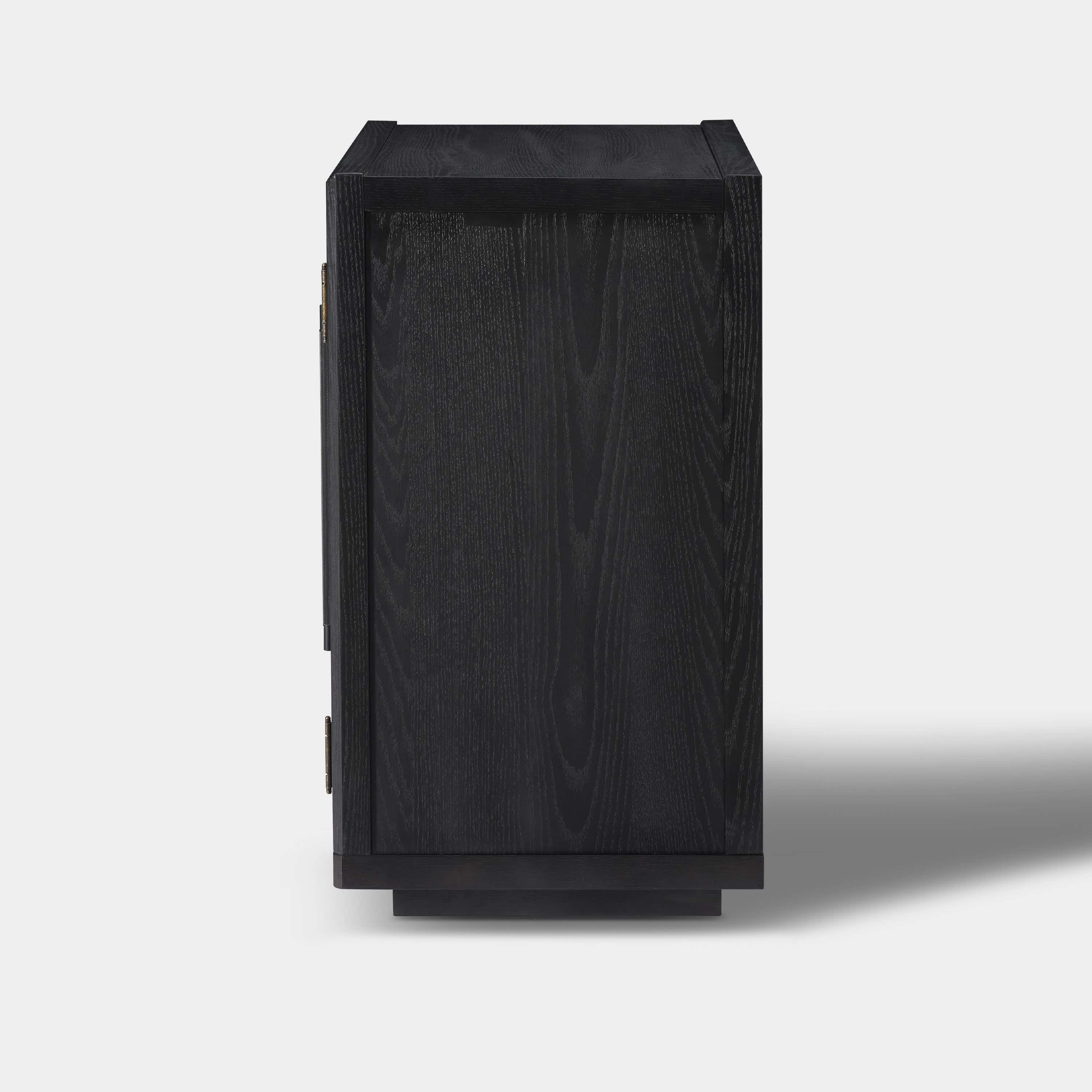 Alvar Arched 32″ Oak Storage Cabinet