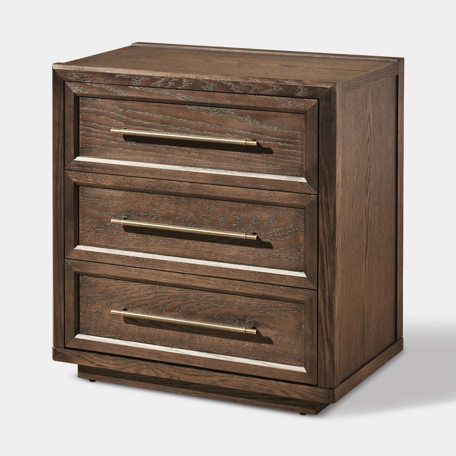 Alvar 32″ Oak 3-Drawer Chest
