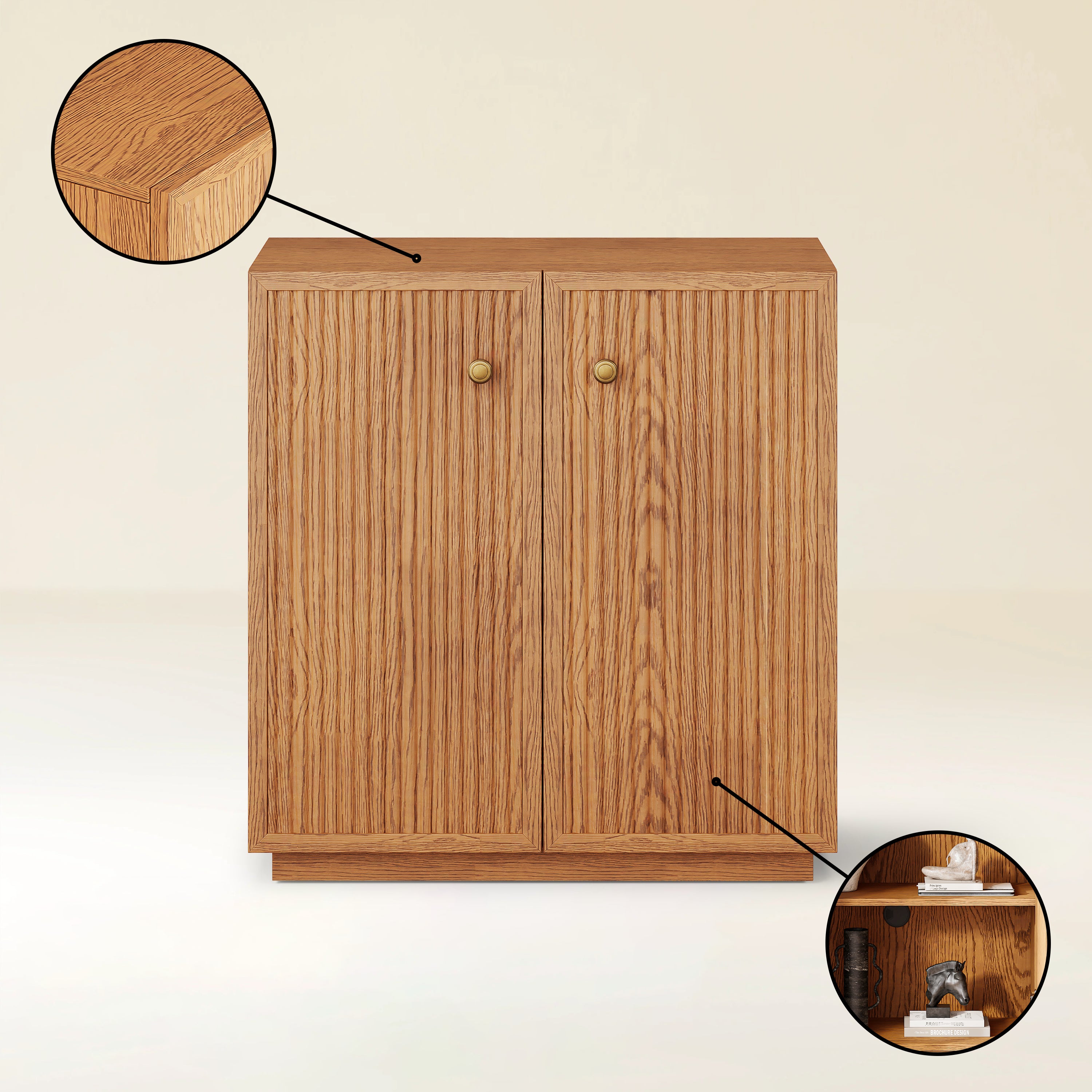 Avery Oak Cabinet 30"W