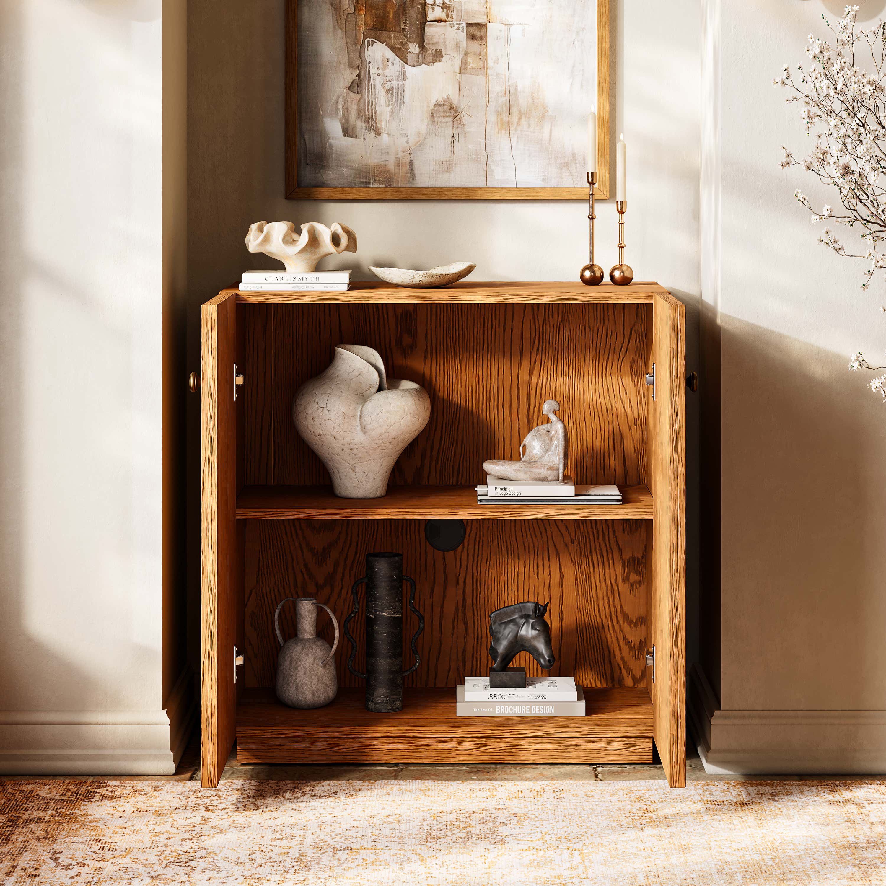 Avery Oak Cabinet 30"W