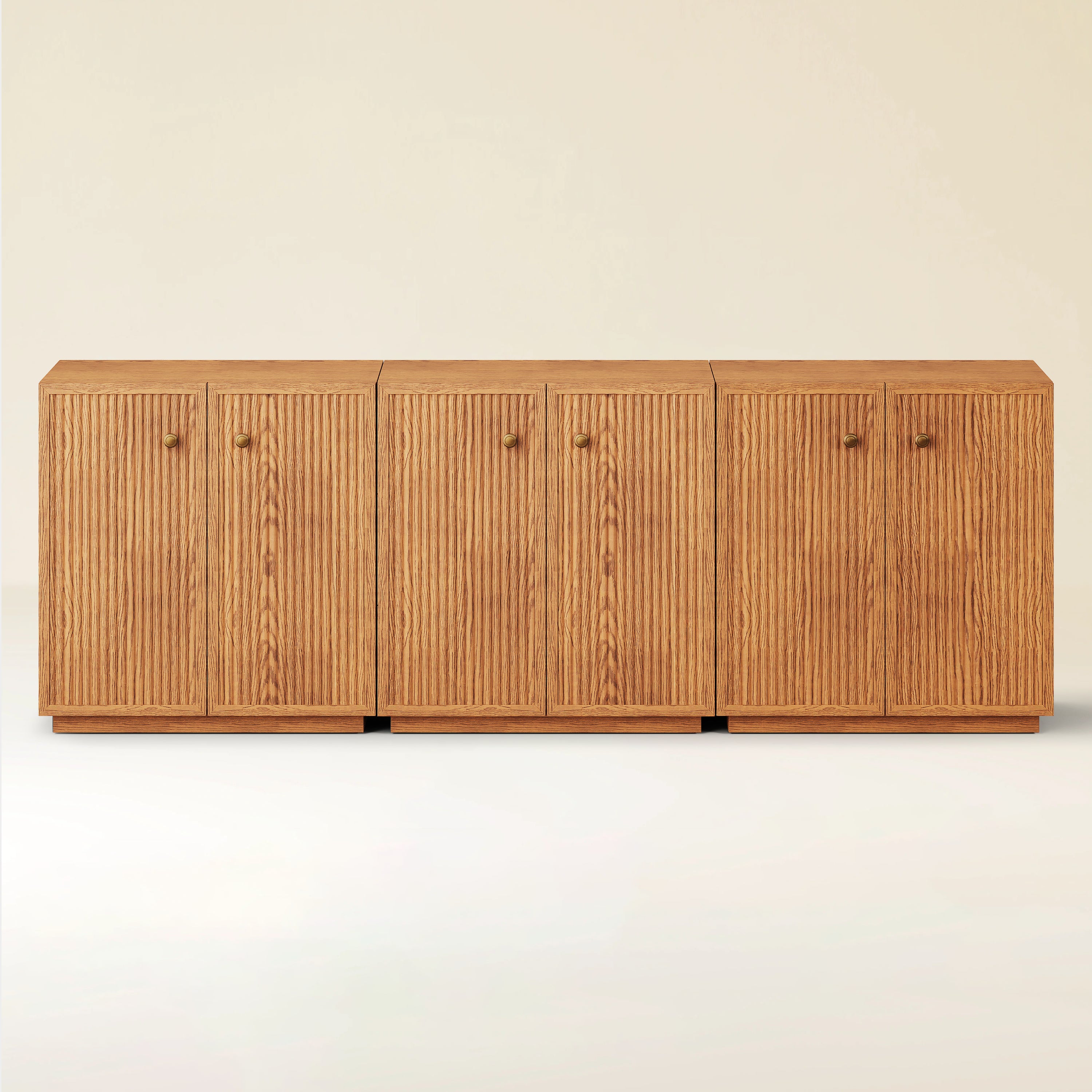 Avery Oak Sideboard (Set of 3) 90"W