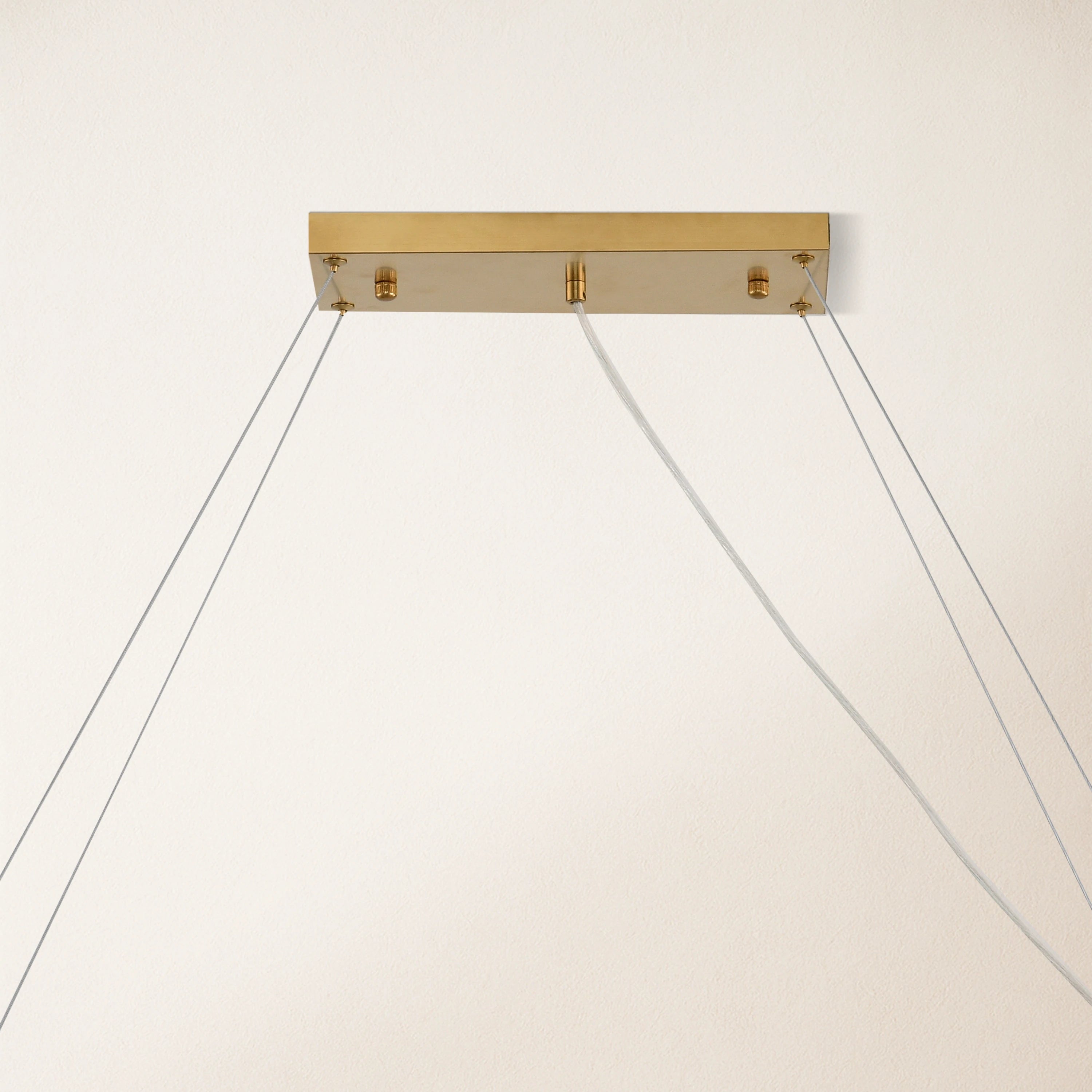 Stellara Crystal Strip Oval Chandelier 52"W