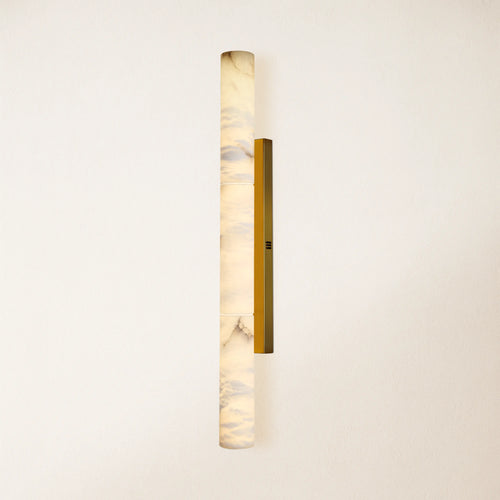 Sylvia Palladian Alabaster Wall Sconce 36"H