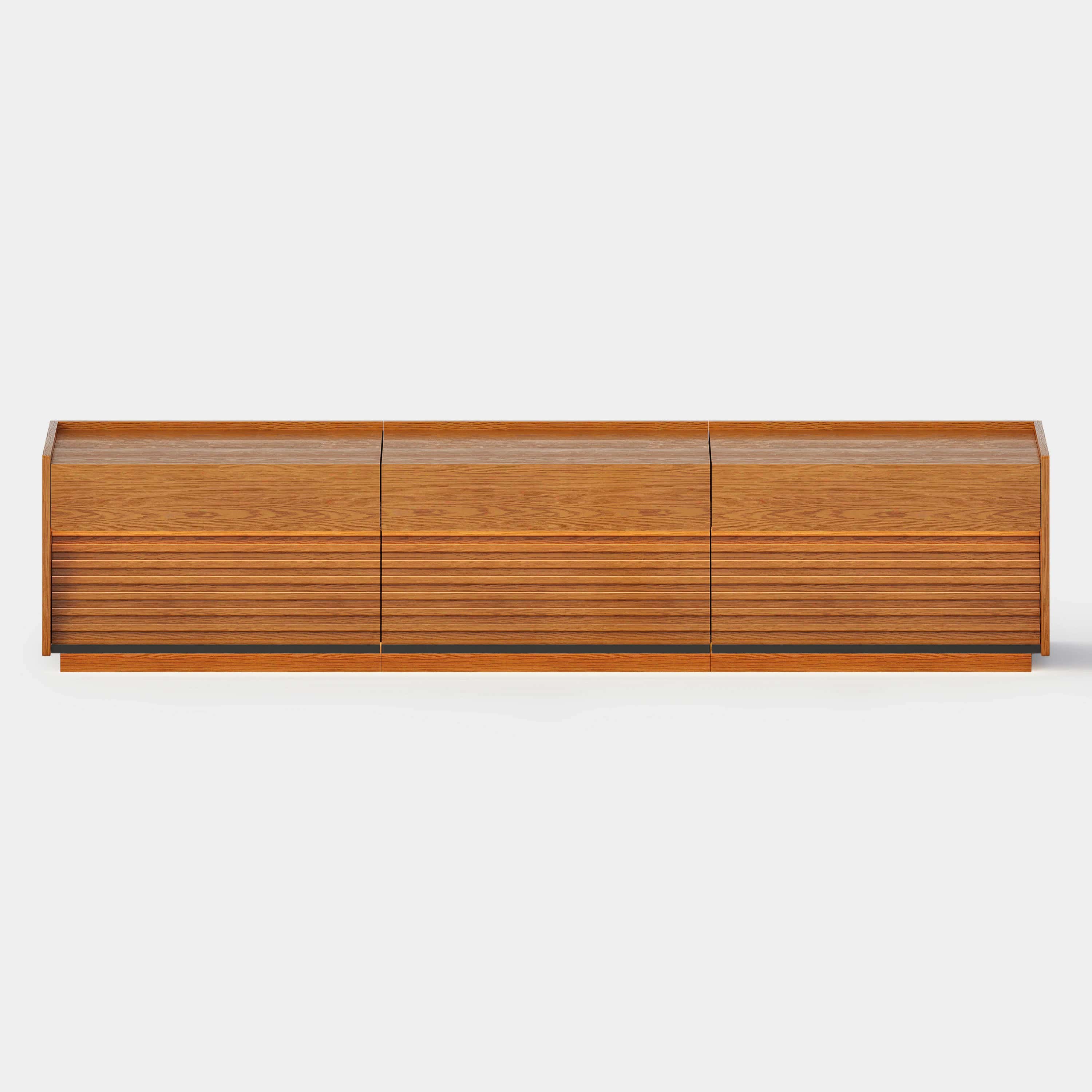 Devon Oak Media Console 71"