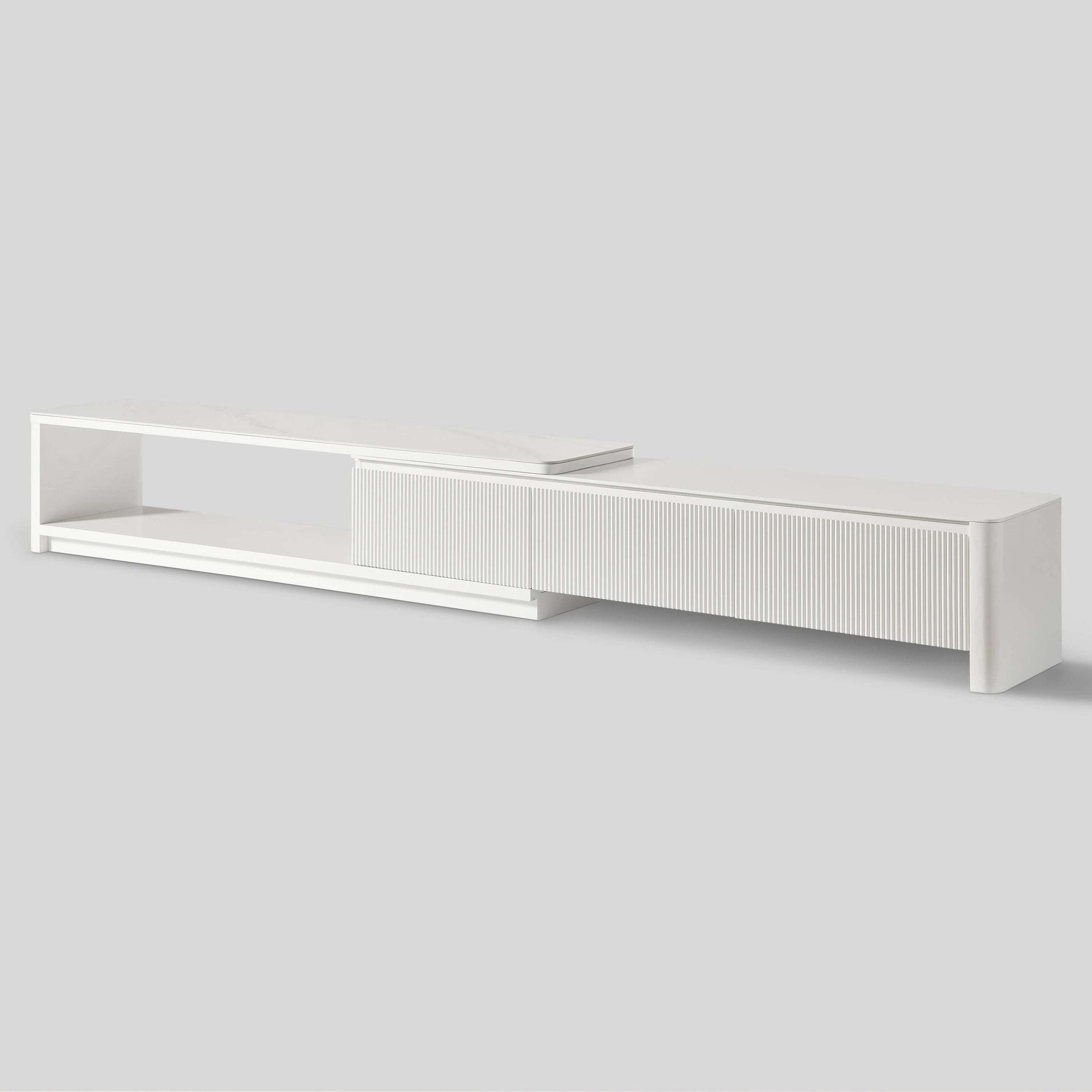 Celia Oak Media Console 71"