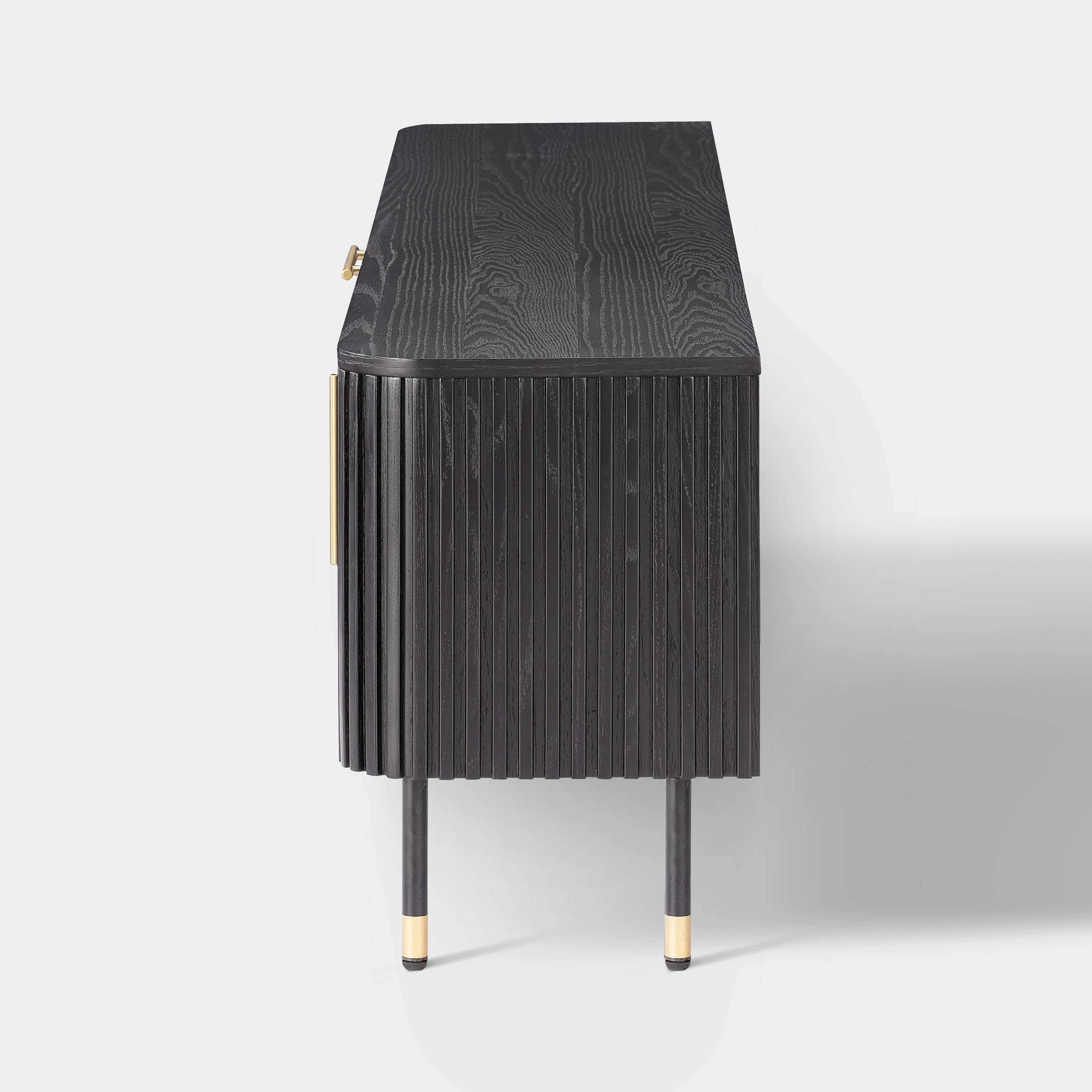 Ewan Oak Media Console 80"W