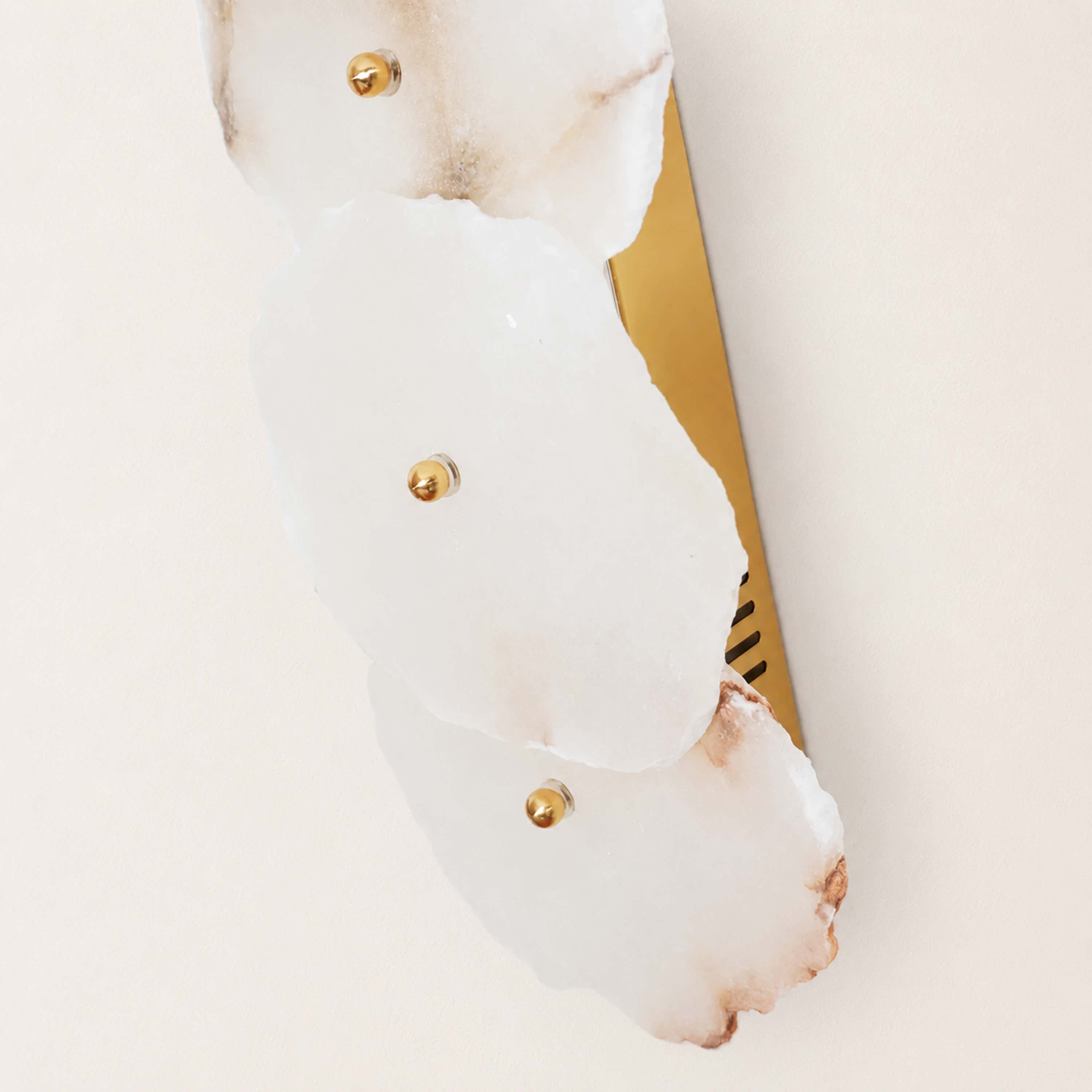 Arscelia Alabaster Linear Wall Sconce