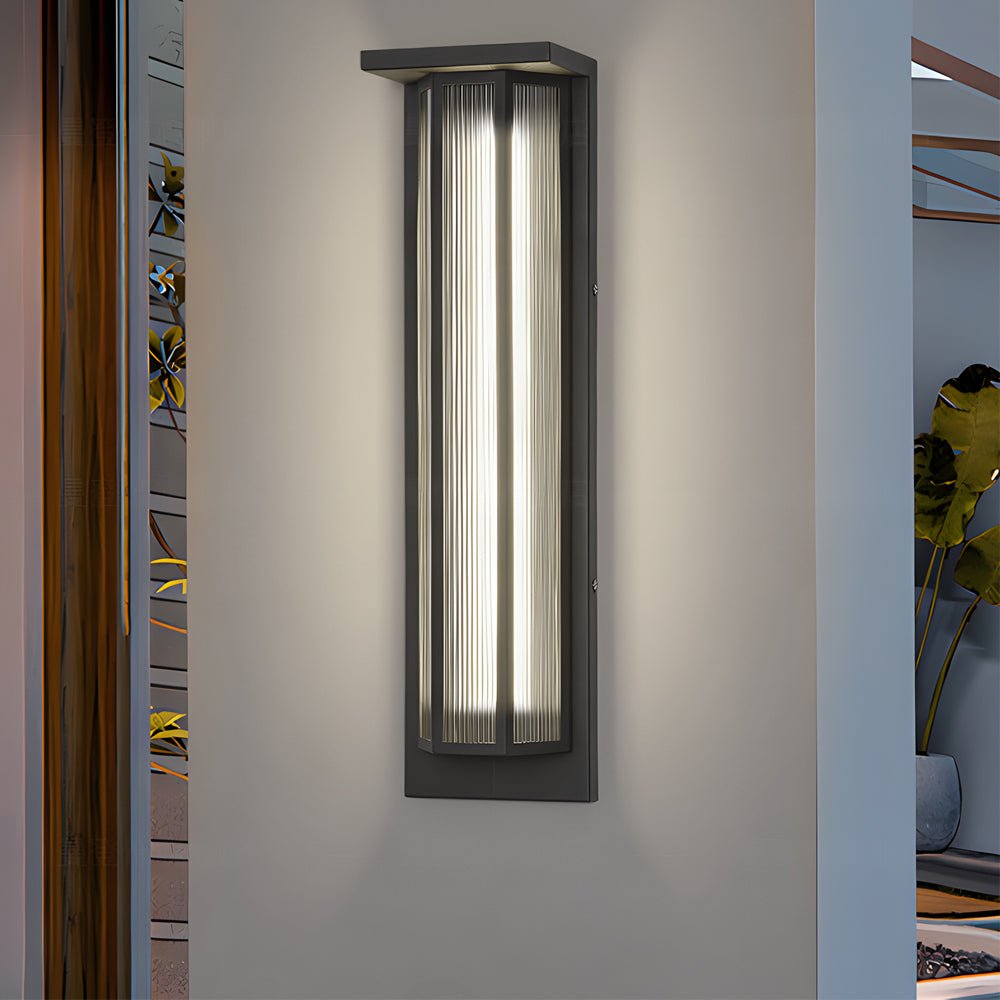 Luminode Acrylic Rectangular Outdoor Wall Light