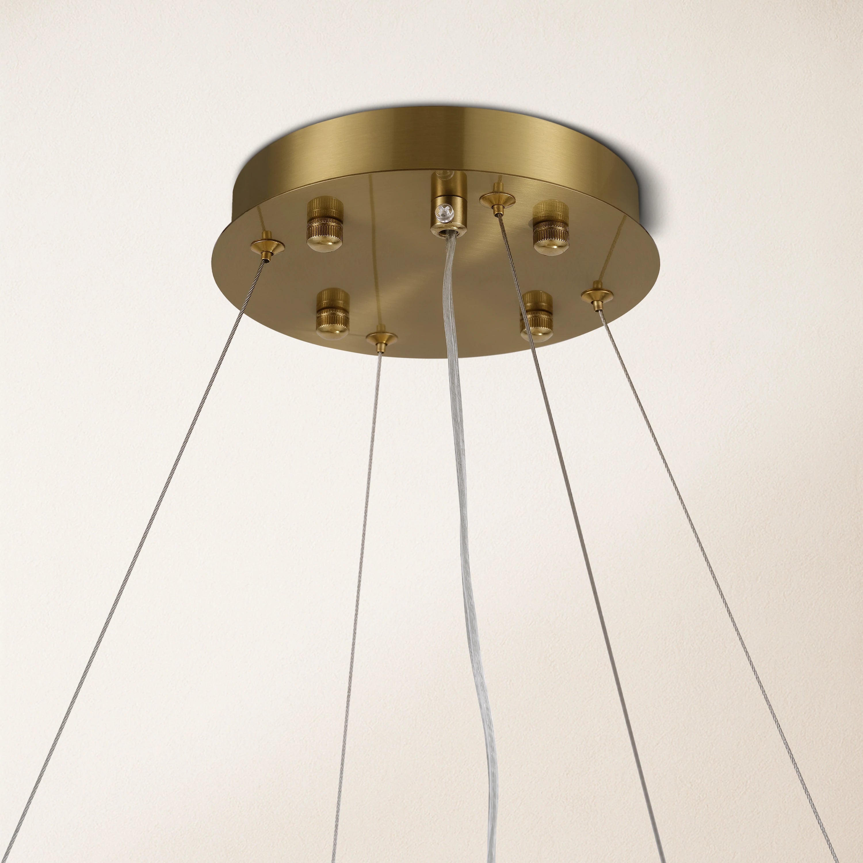 Sawyer Alabaster Round Chandelier 32"