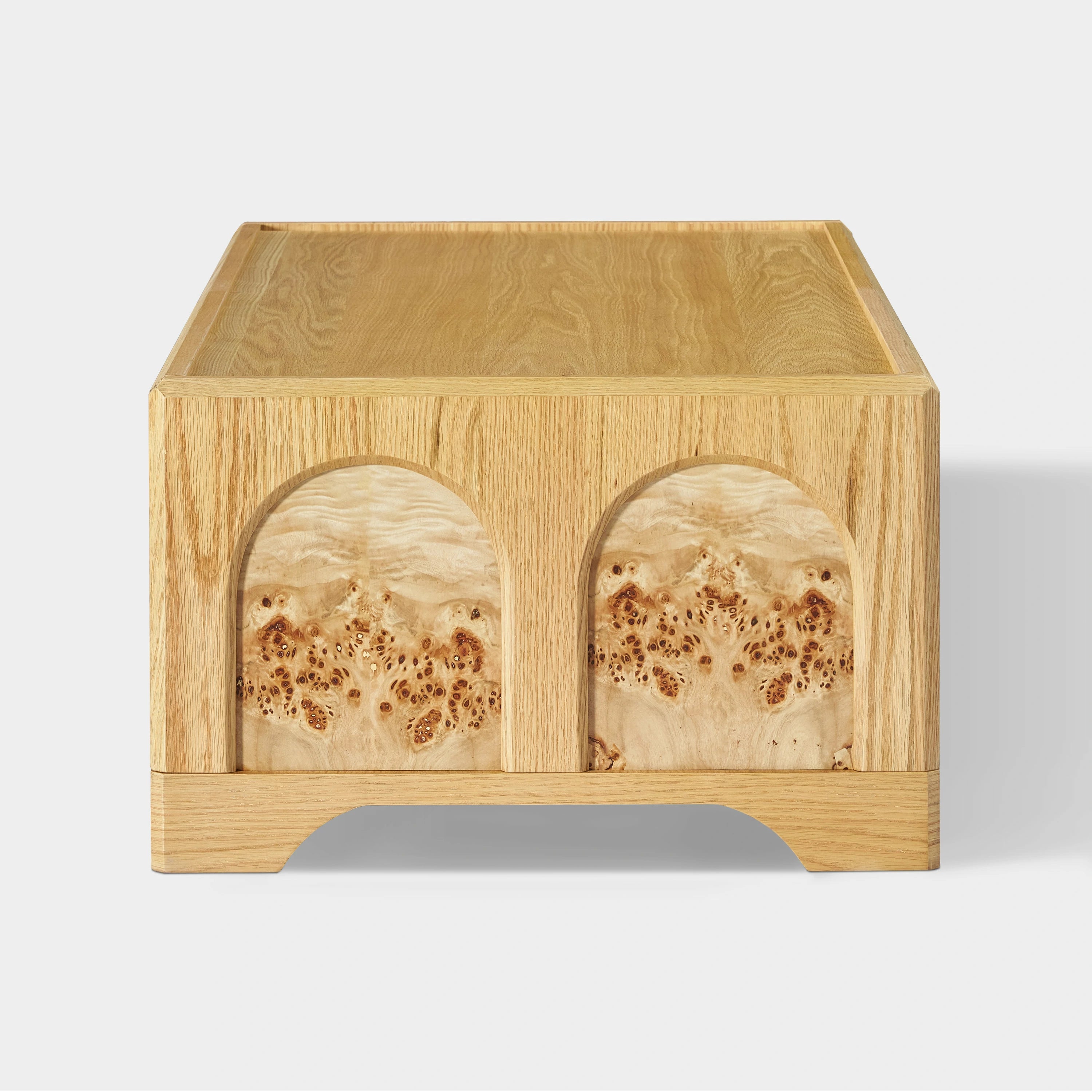 Aurora Oak Coffee Table and Media Console Set