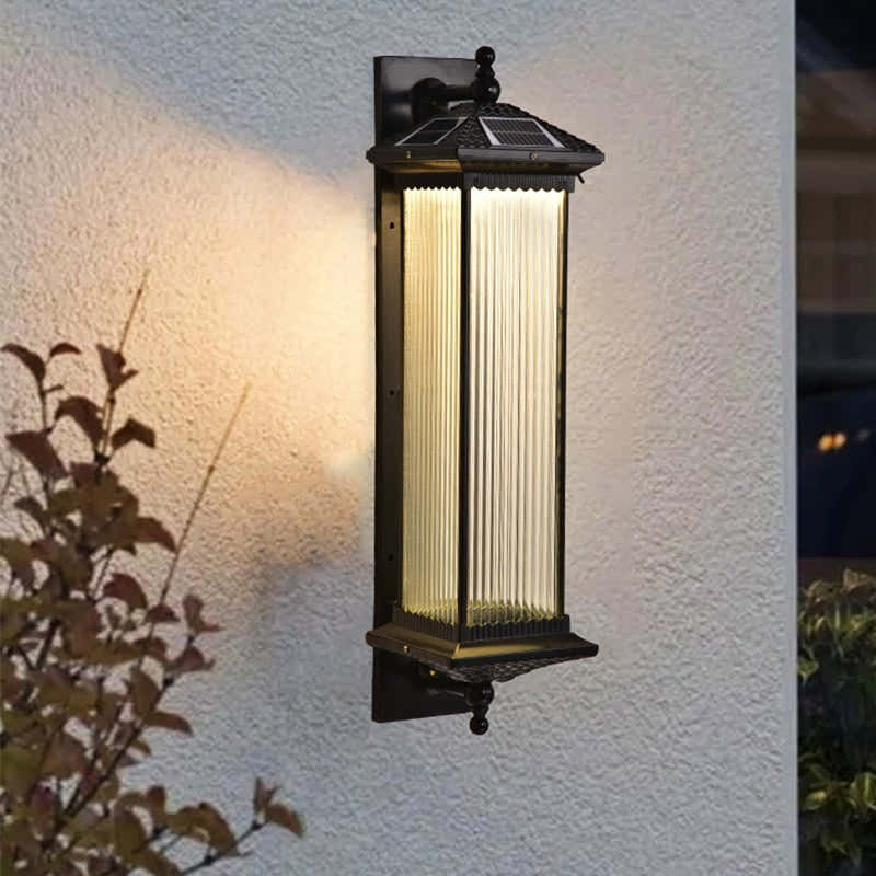 Prismyn IP65 Waterproof Solar Outdoor Wall Light