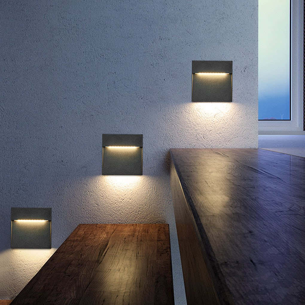 Aegisray Square LED Outdoor Wall Light