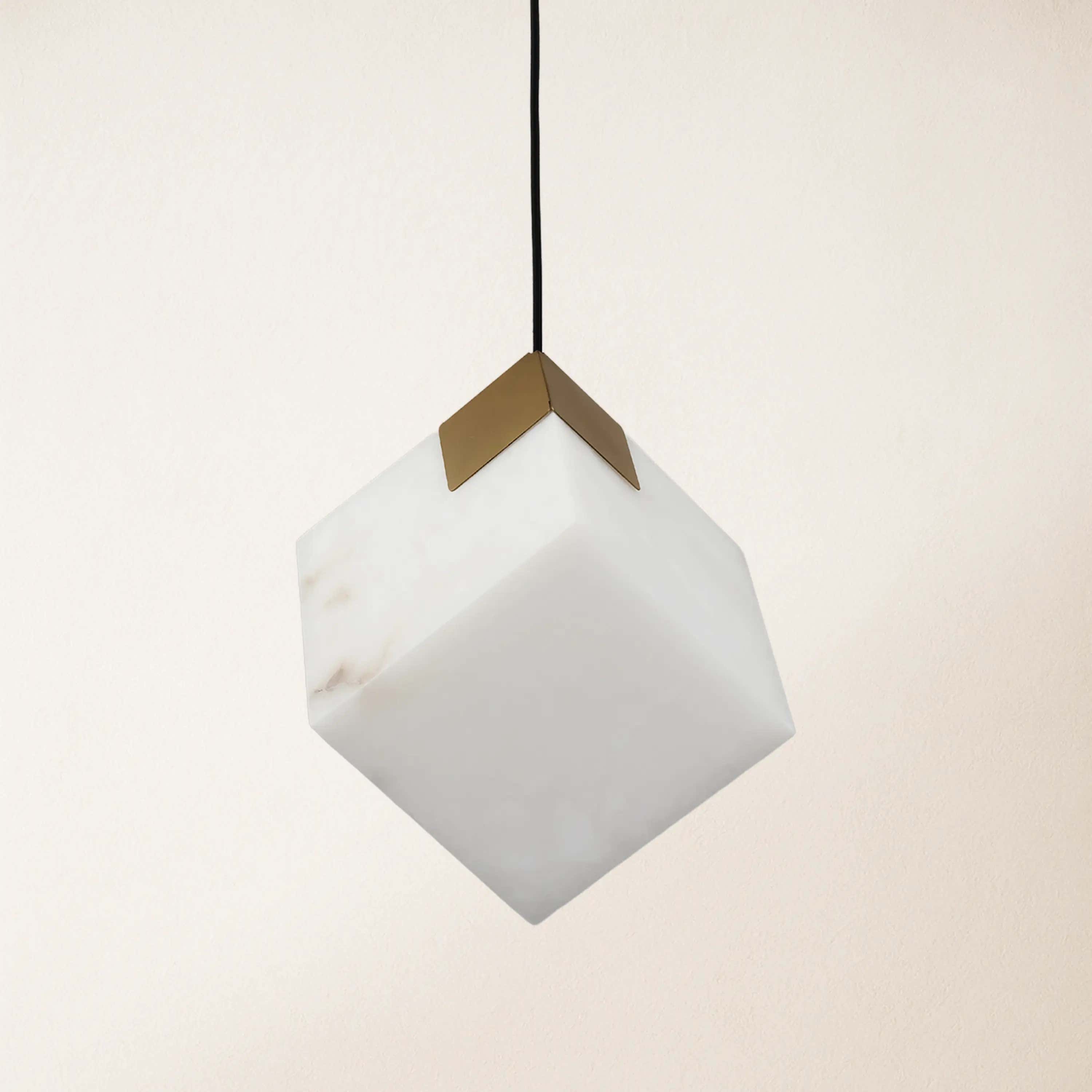 Dave Alabaster Pendant Light 4"W