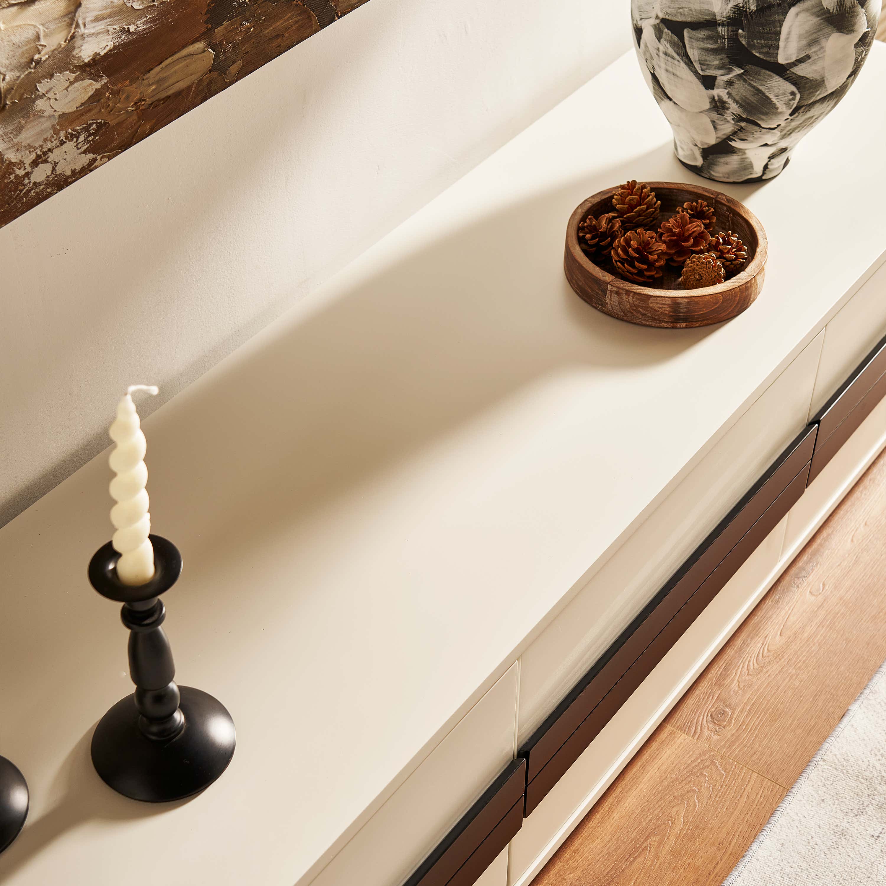 Soren Media Console And Coffee Table Set