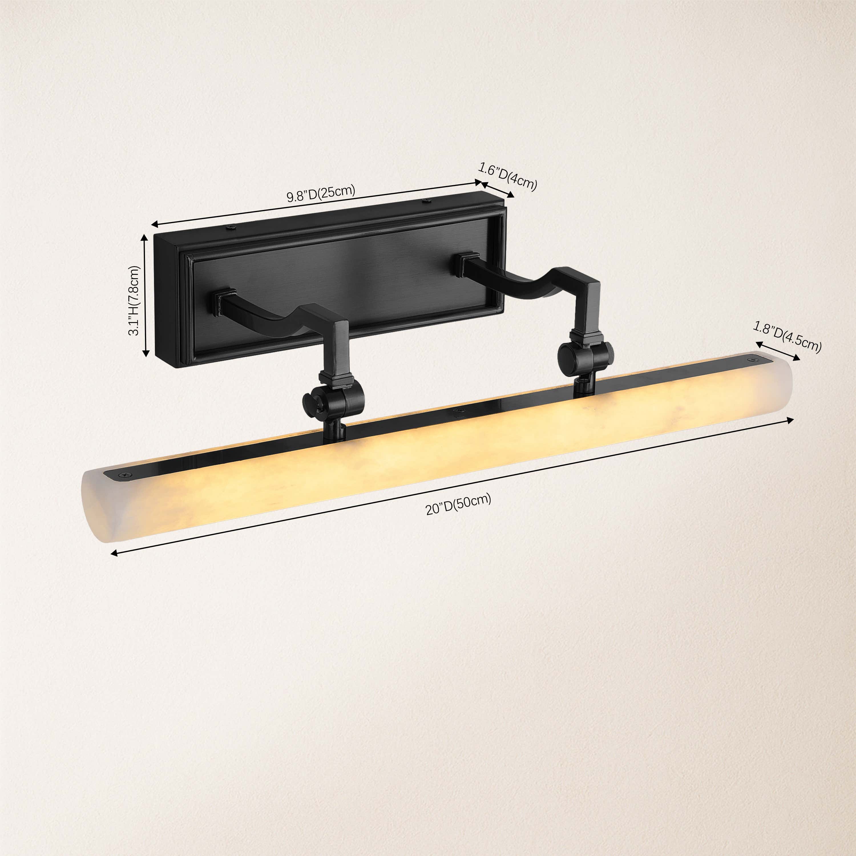 Nimbus Alabaster Picture Light 20"