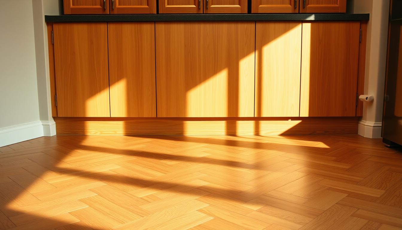 does flooring go under cabinets
