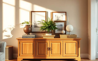 how to decorate a sideboard