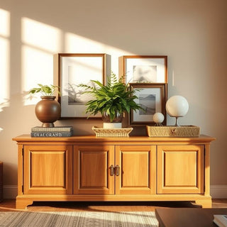 how to decorate a sideboard