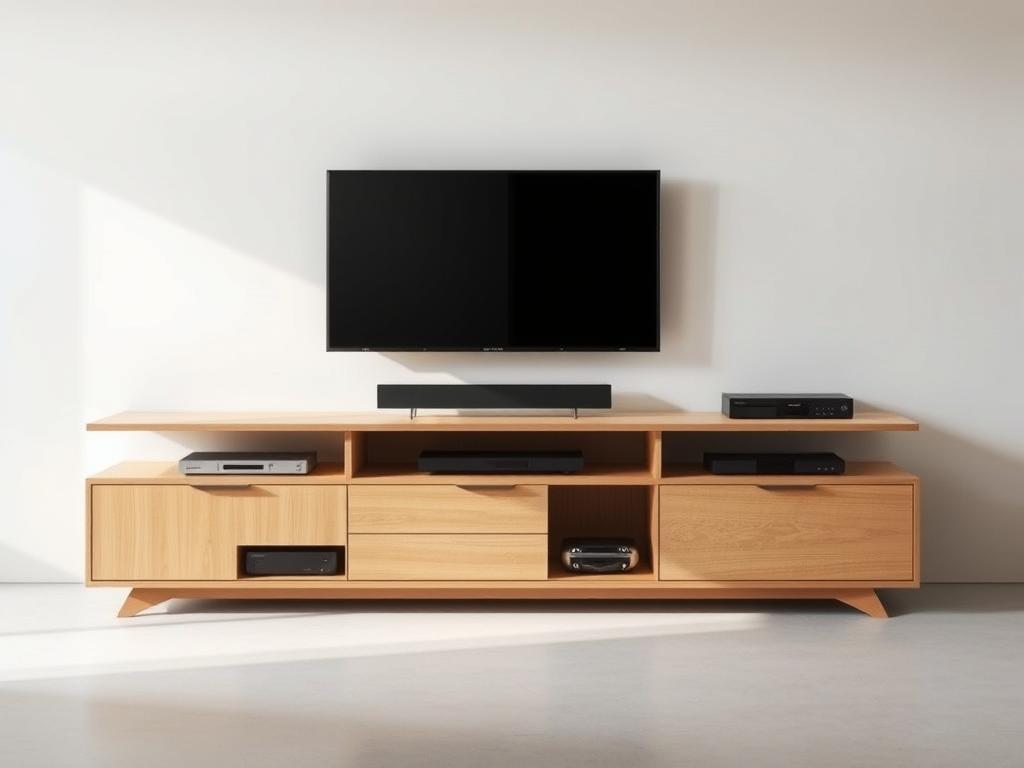 what size media console for 77 inch tv