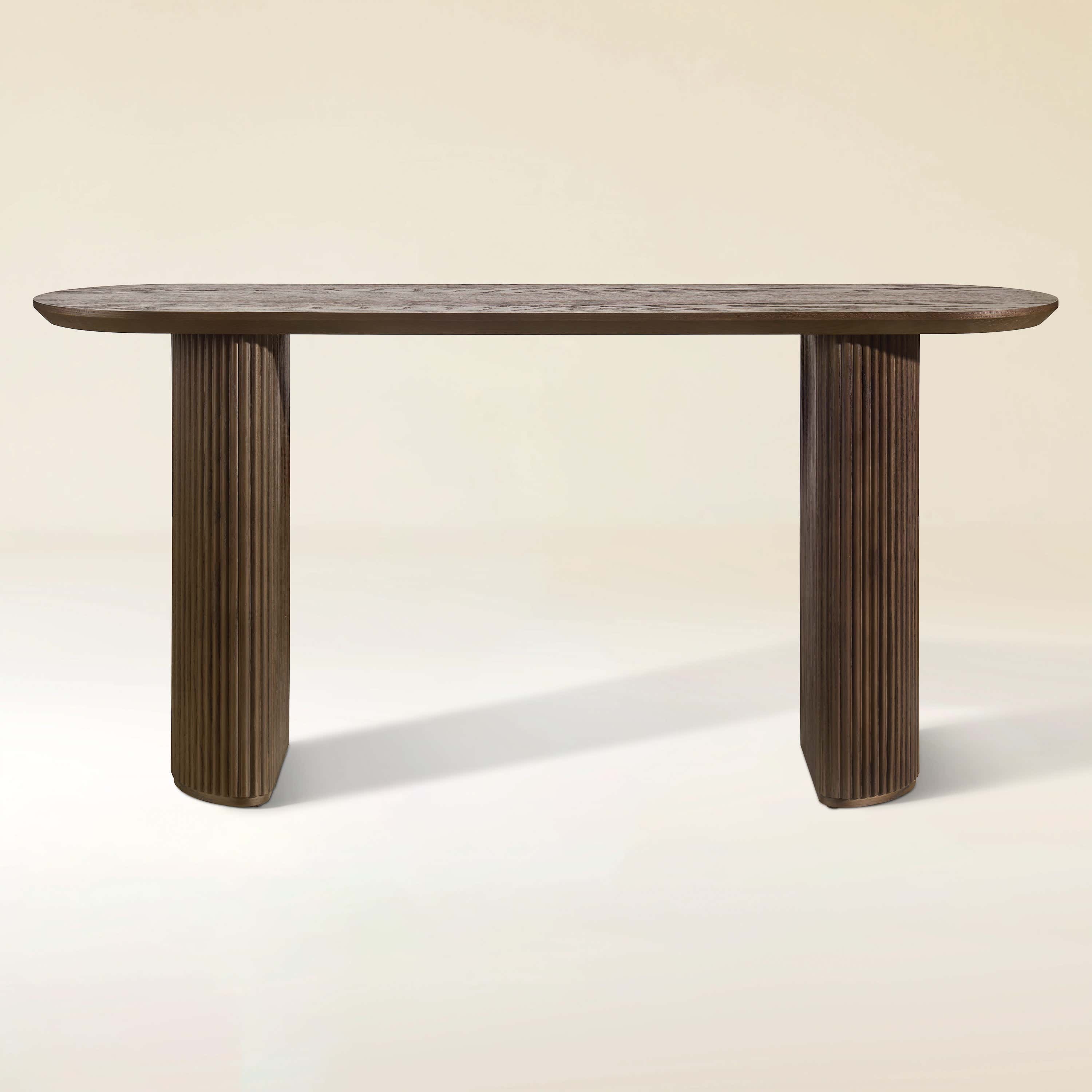 Plinth Console Table 60"W