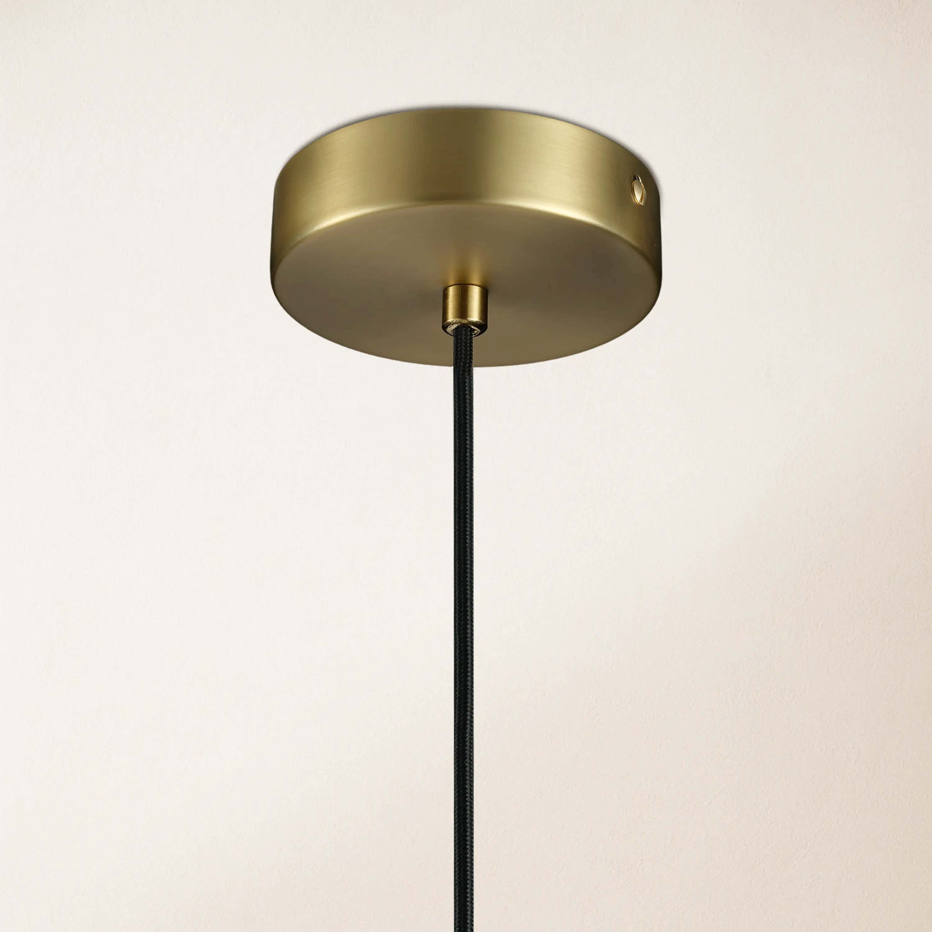 Capus Conical Alabaster Pendant 10''H