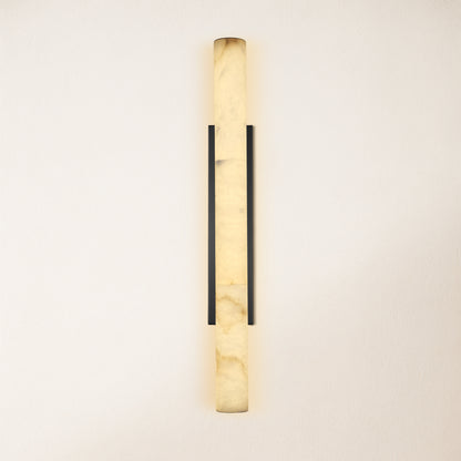 Sylvia Palladian Alabaster Wall Sconce 36"H