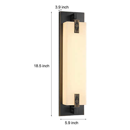 Glimmermist Copper LED Outdoor Wall Light