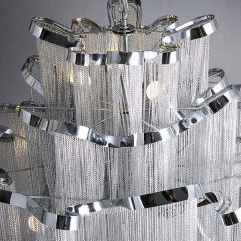 Teresa Cadena Metal Tassel Chandelier