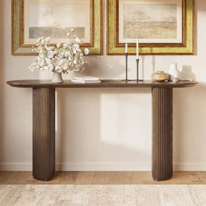 Plinth Console Table 60"W