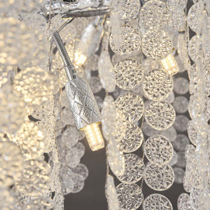 Shiro Noda Crystal Tree Branch Linear Chandelier 72"W