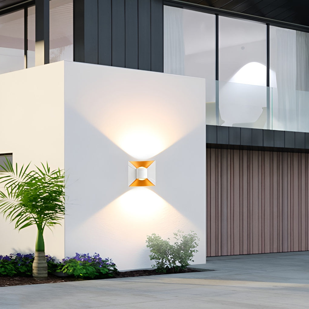 Sentinelume Square Outdoor Up Down Wall Light