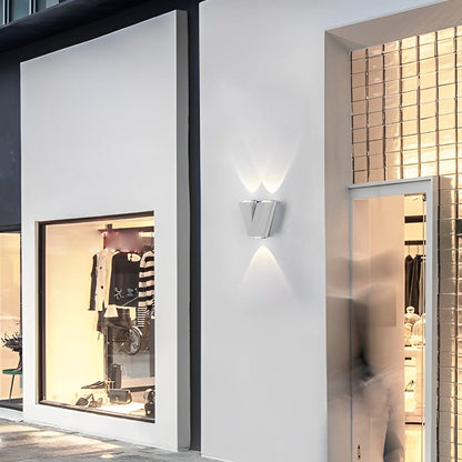 Lunaris Letters Outdoor Up Down Wall Light