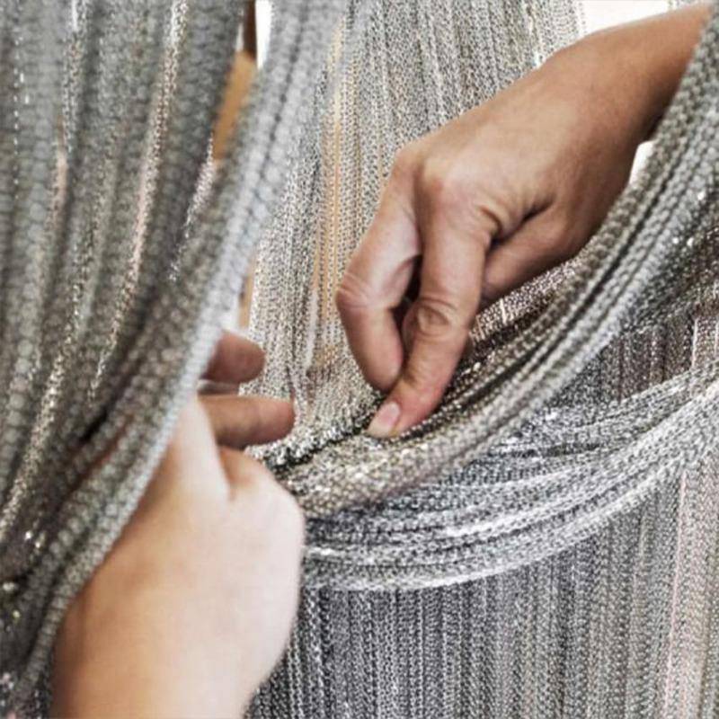 Teresa Cadena Metal Tassel Chandelier