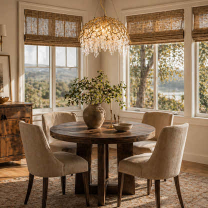 Aurevia Dome Glass Chandelier