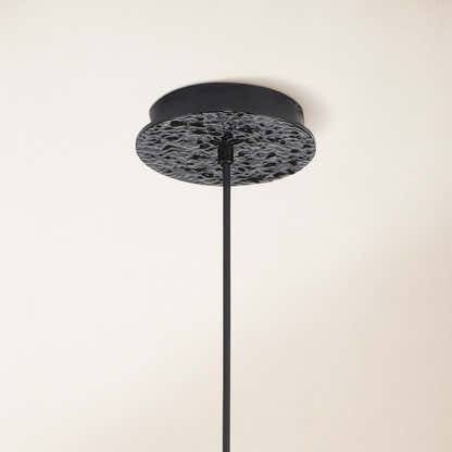 Elara Black Spherical Cage Chandelier  14"D