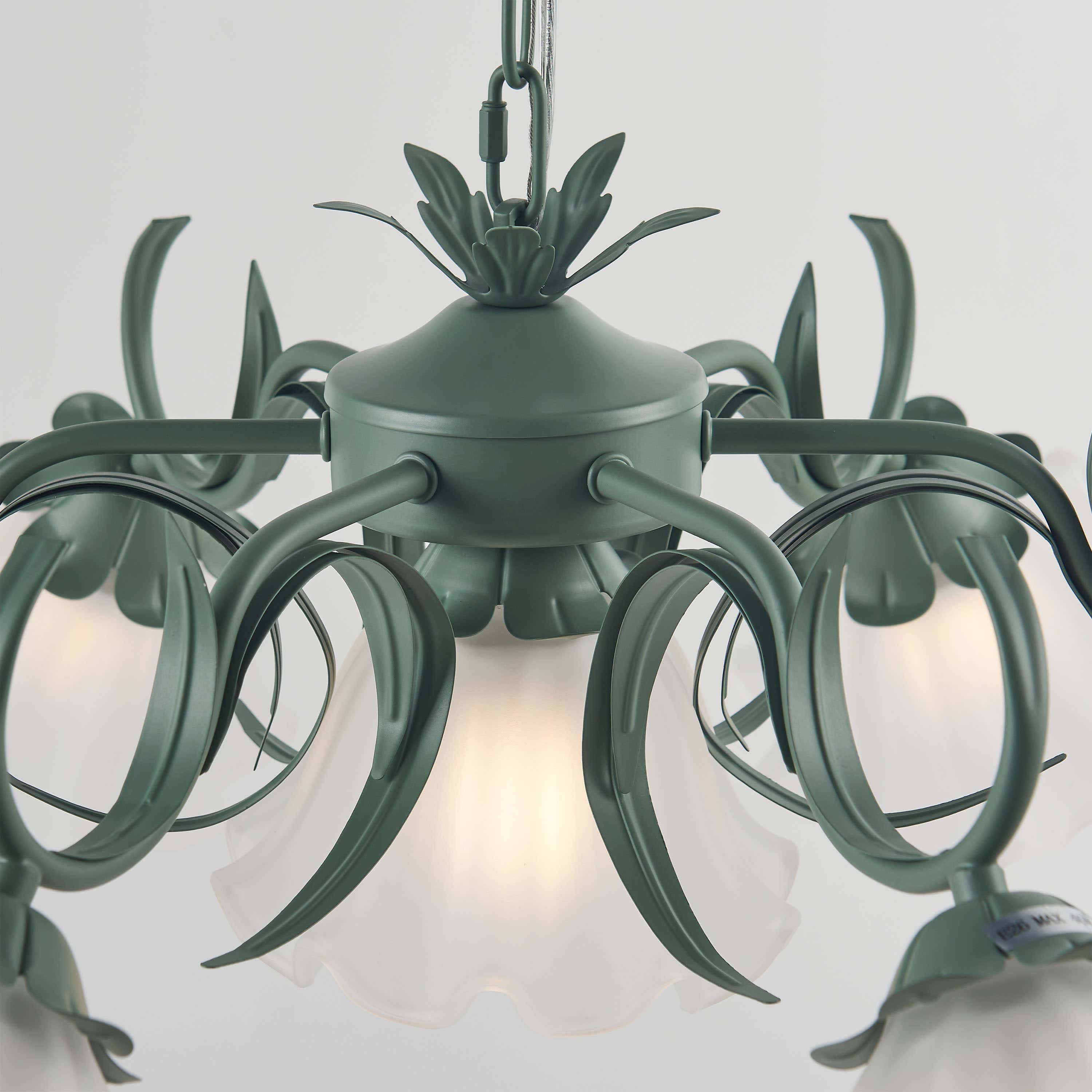 GlowMuse Crystal Round Chandelier 27"