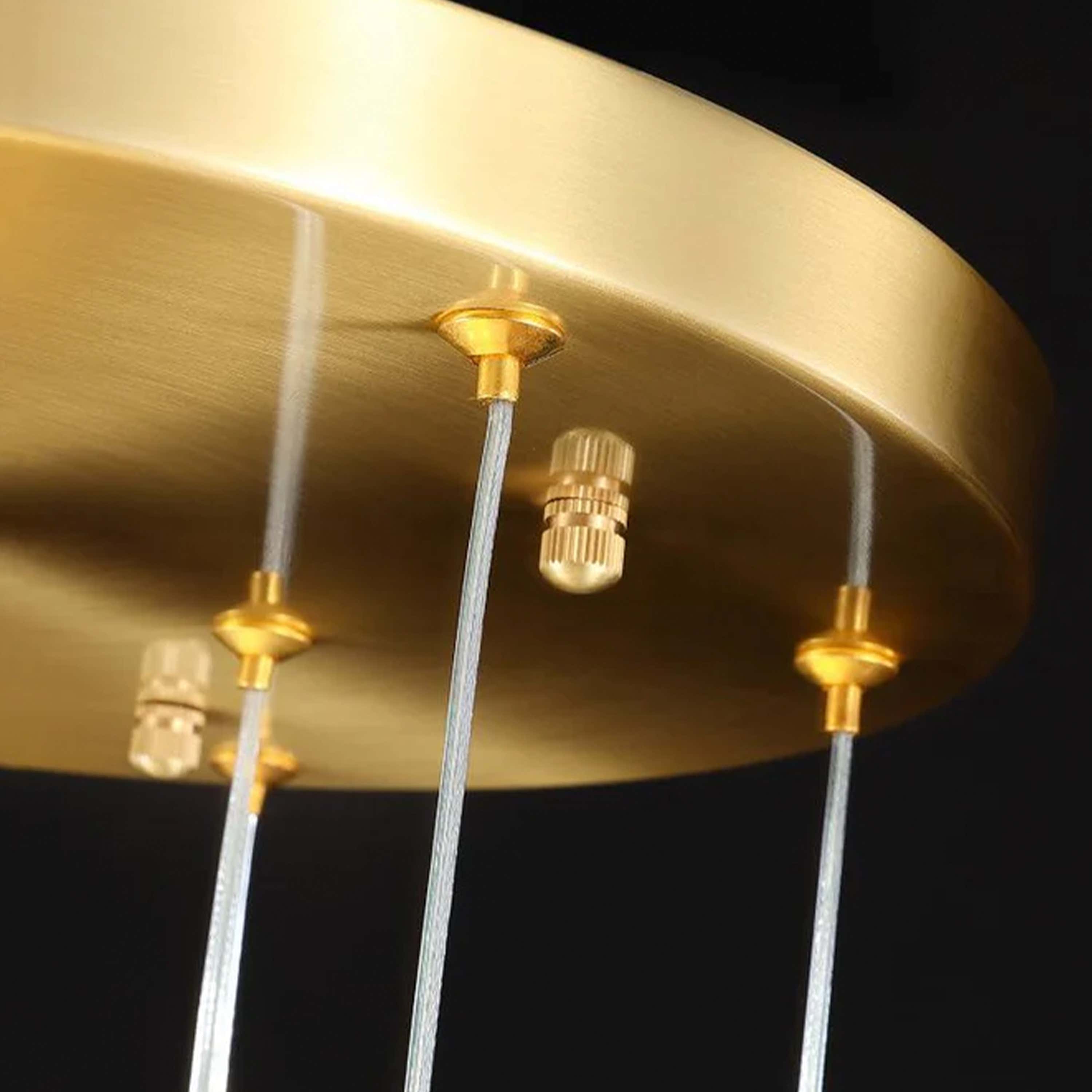 Aurelium Crystal Staircase Round Chandelier