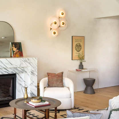 Miles Alabaster Wall Lamp 10"D