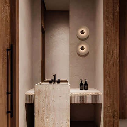 Miles Alabaster Wall Lamp 10"D