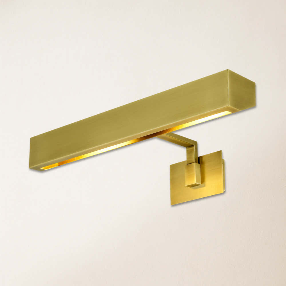 Brushed Radiance Picture Light 24"W#Finish_Gold