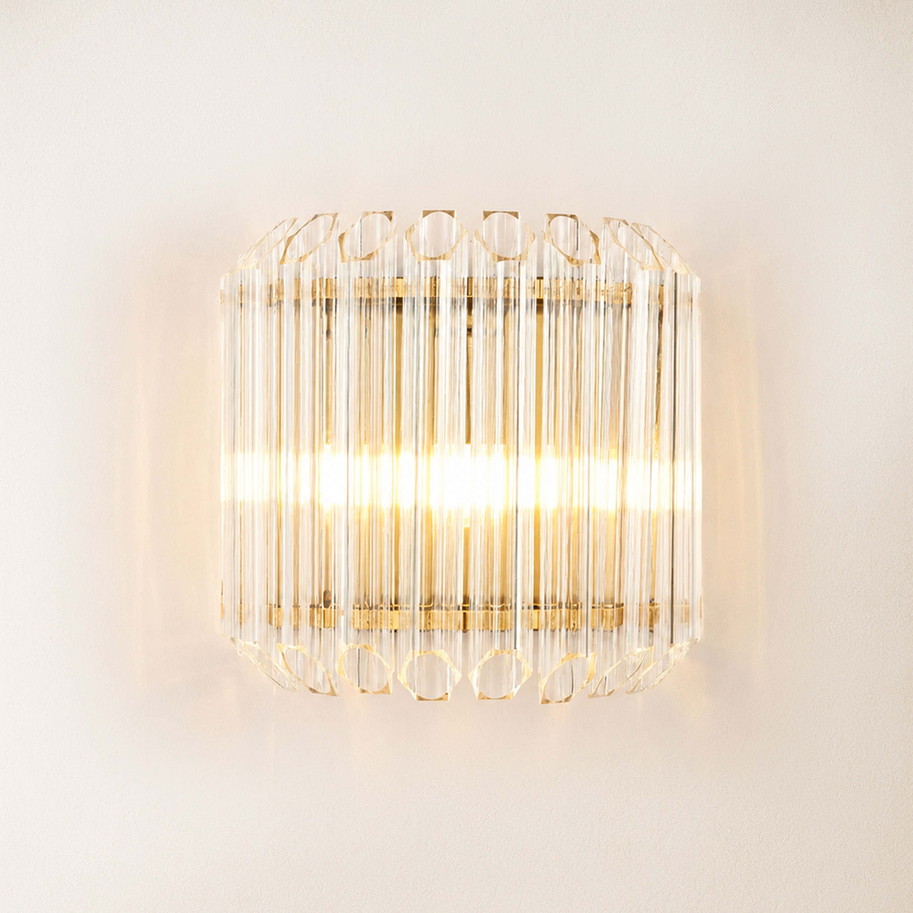 Virella Crystal Tube Wall Sconce
