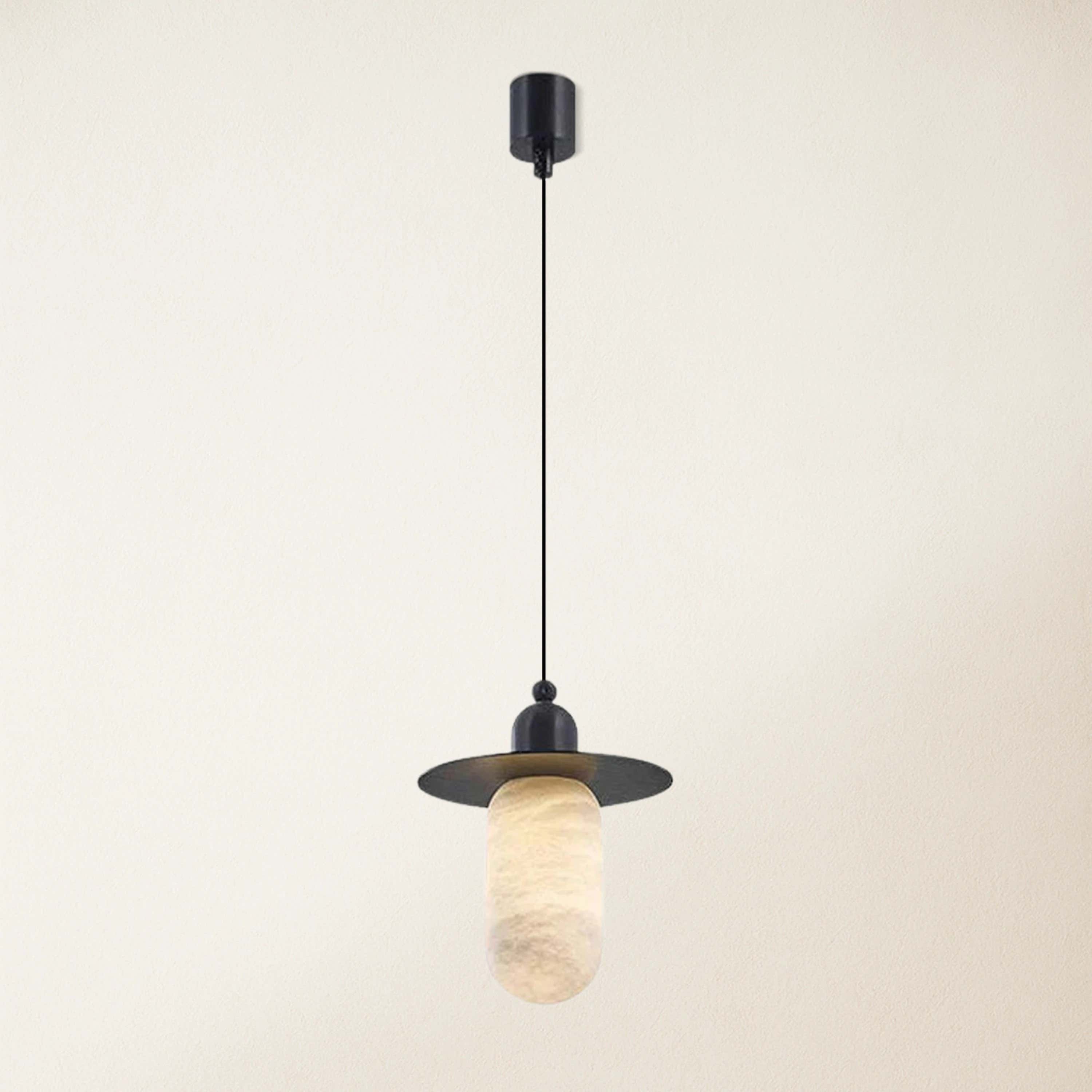 Bloom Alabaster Grace Pendant 8" H