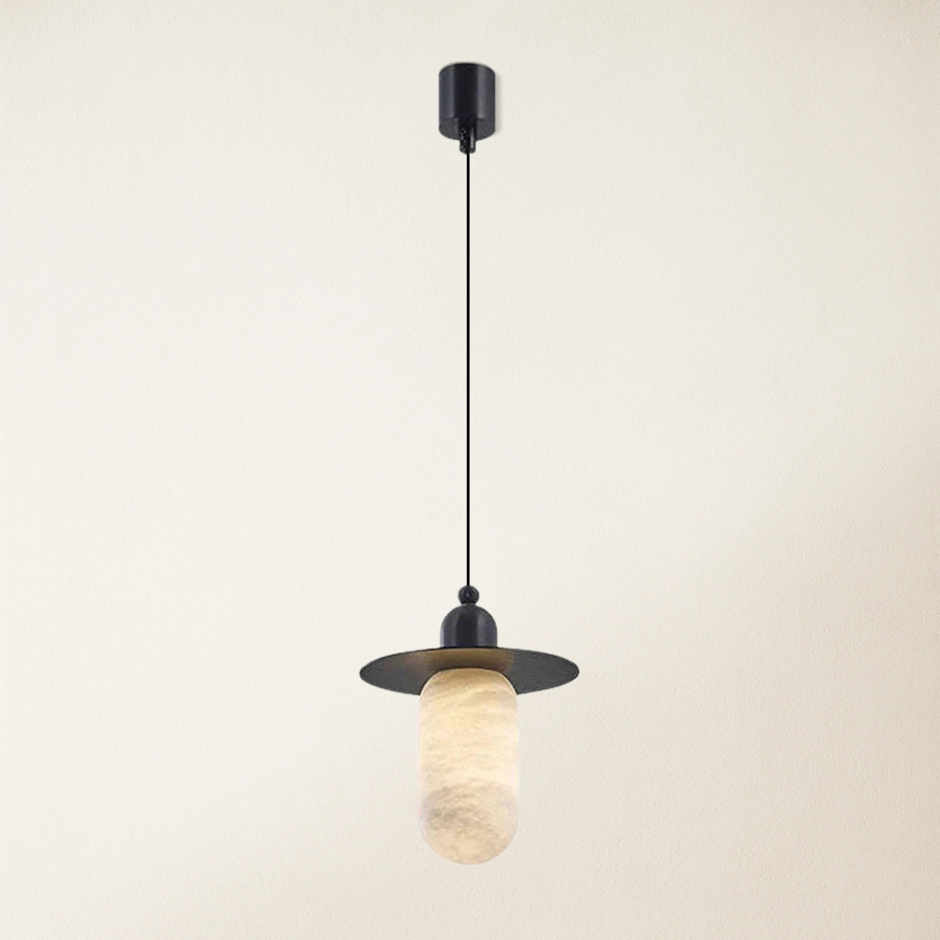 Bloom Alabaster Grace Pendant 8" H