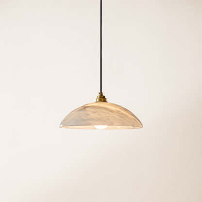 Dadaly Alabaster Modern Small Art Pendant 12"D