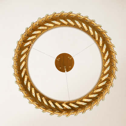 Vetro Prism Crystal Round Chandelier 24"D