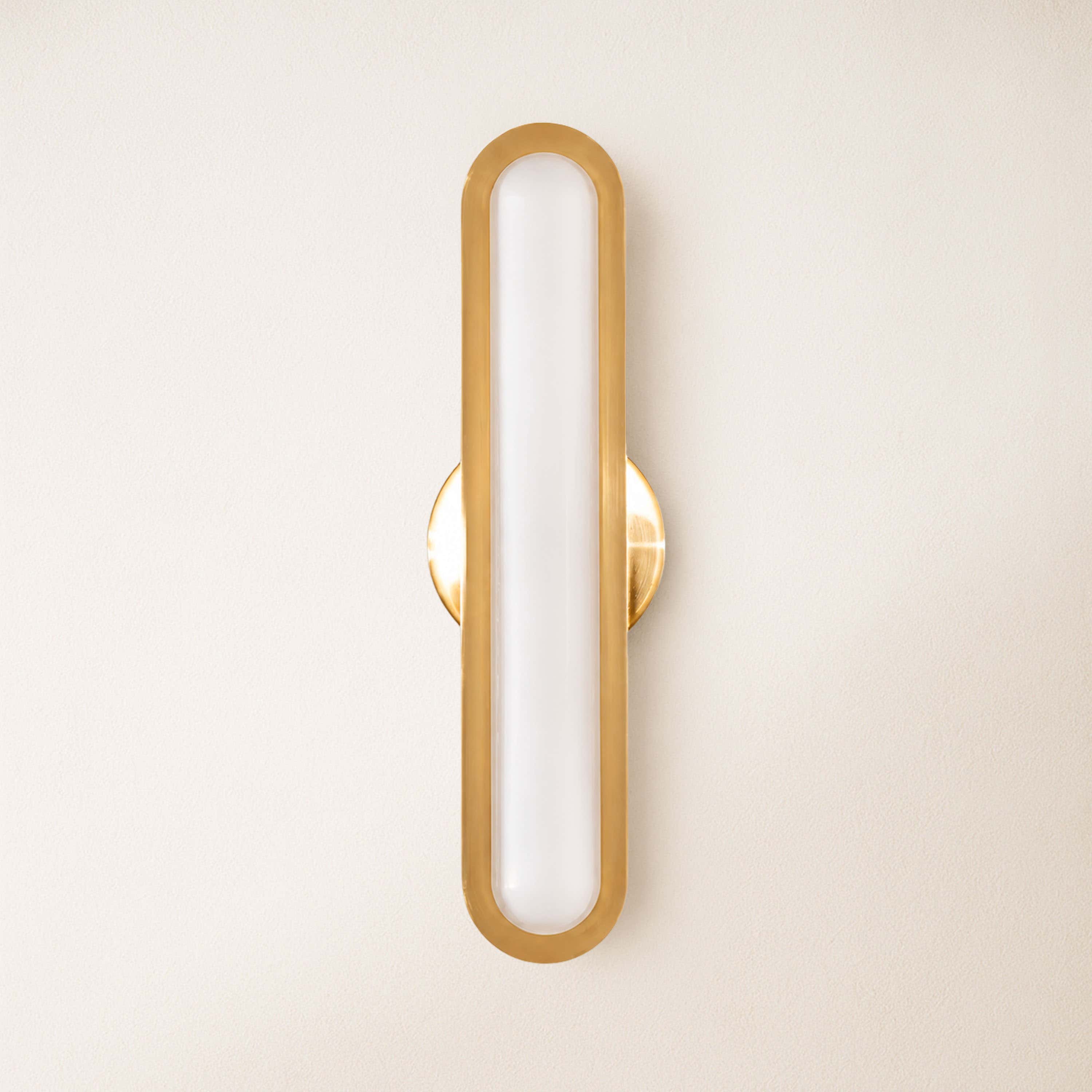 Ovida Glass Oval Wall Sconce