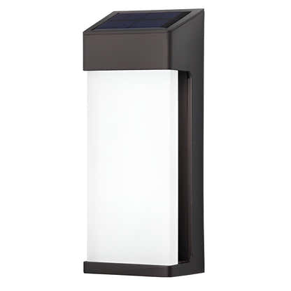 Kraken Rectangular Solar Outdoor Wall Light 2 Pcs