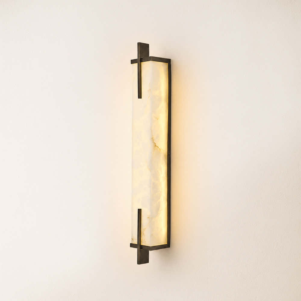 Vespera Alabaster Linear Wall Sconce