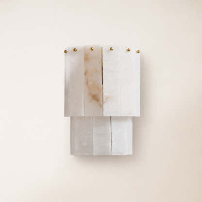 Nivara Alabaster Tiered Wall Sconce