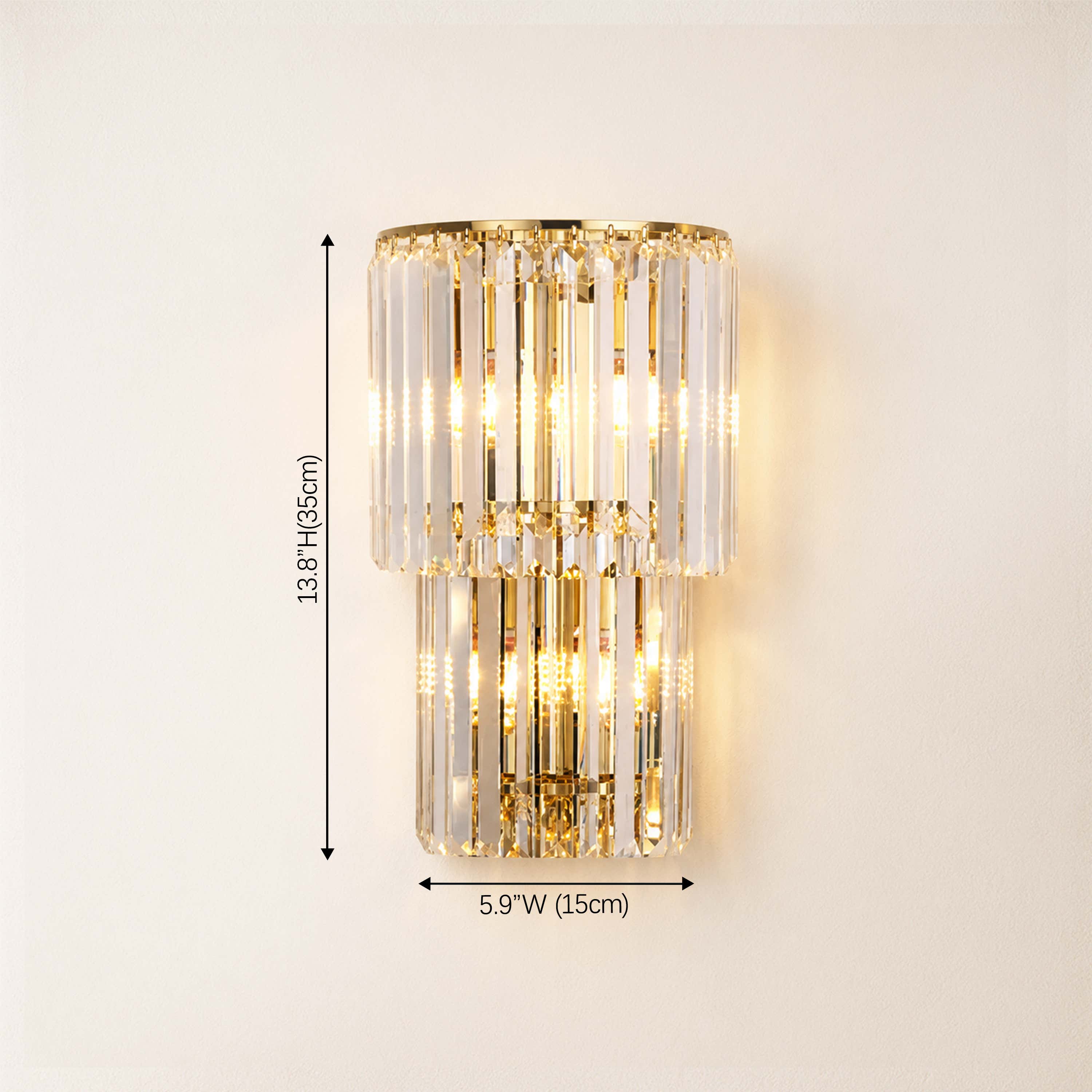 Elira Crystal Wall Lamp